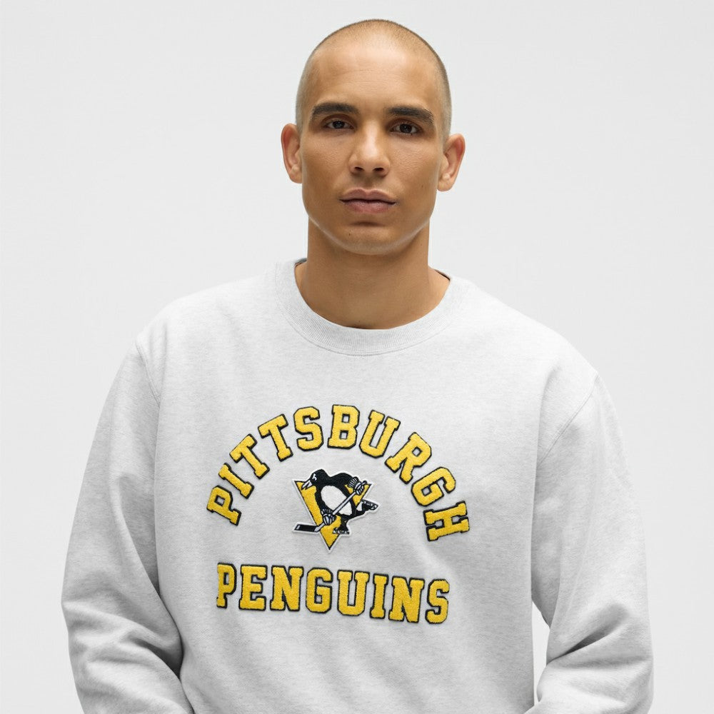 Pittsburgh Penguins lululemon Steady State Crew Heathered Core Ultra Light Grey