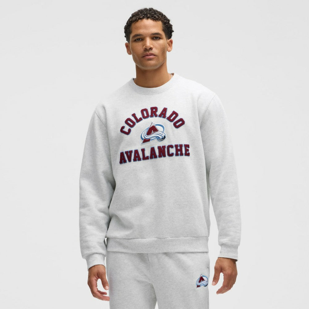 Colorado Avalanche lululemon Steady State Crew Heathered Core Ultra Light Grey