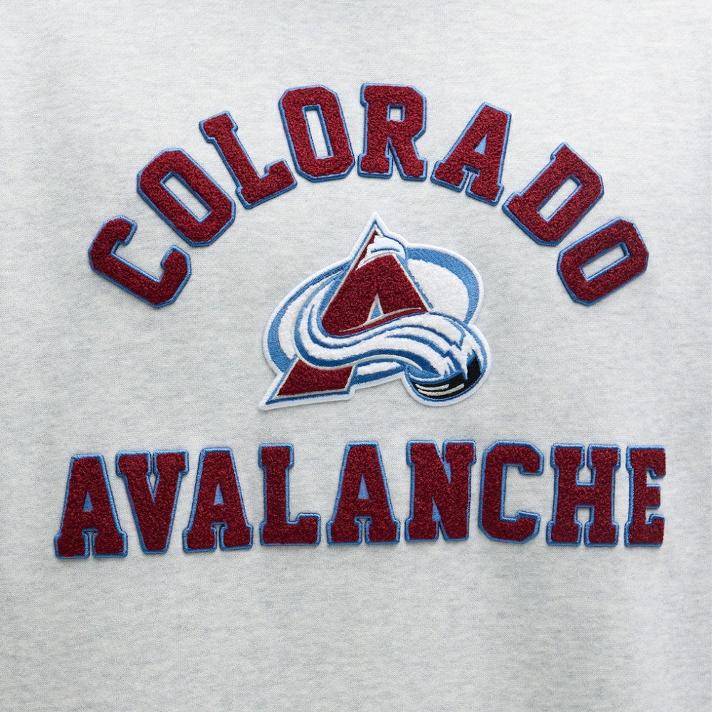 Colorado Avalanche lululemon Steady State Crew Heathered Core Ultra Light Grey