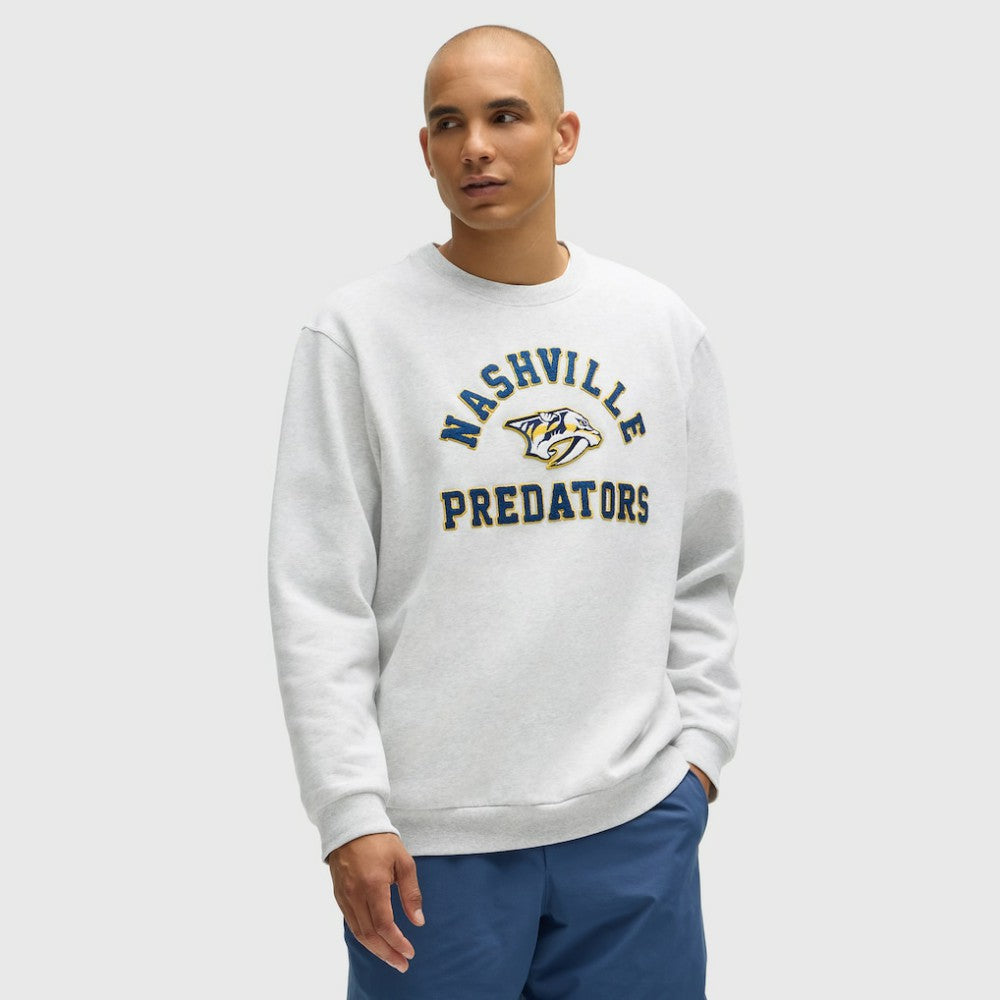 Nashville Predators lululemon Steady State Crew Heathered Core Ultra Light Grey