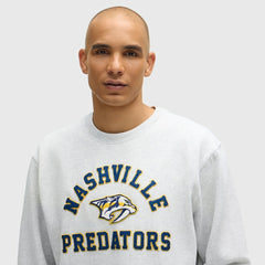 Nashville Predators lululemon Steady State Crew Heathered Core Ultra Light Grey