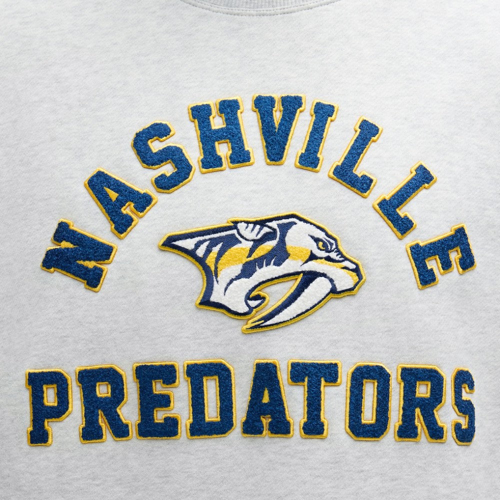 Nashville Predators lululemon Steady State Crew Heathered Core Ultra Light Grey
