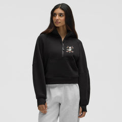 Anaheim Ducks lululemon Women's Scuba Oversized Half-Zip Hoodie Black