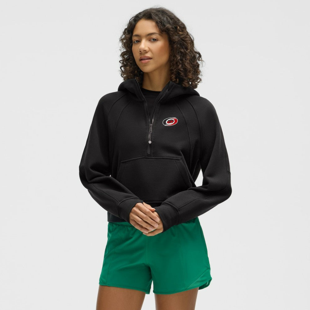 Carolina Hurricanes lululemon Women's Scuba Oversized Half-Zip Hoodie Black