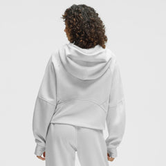 Los Angeles Kings lululemon Women's Scuba Oversized Half-Zip Hoodie Heathered Core Ultra Light Grey