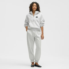Los Angeles Kings lululemon Women's Scuba Oversized Half-Zip Hoodie Heathered Core Ultra Light Grey