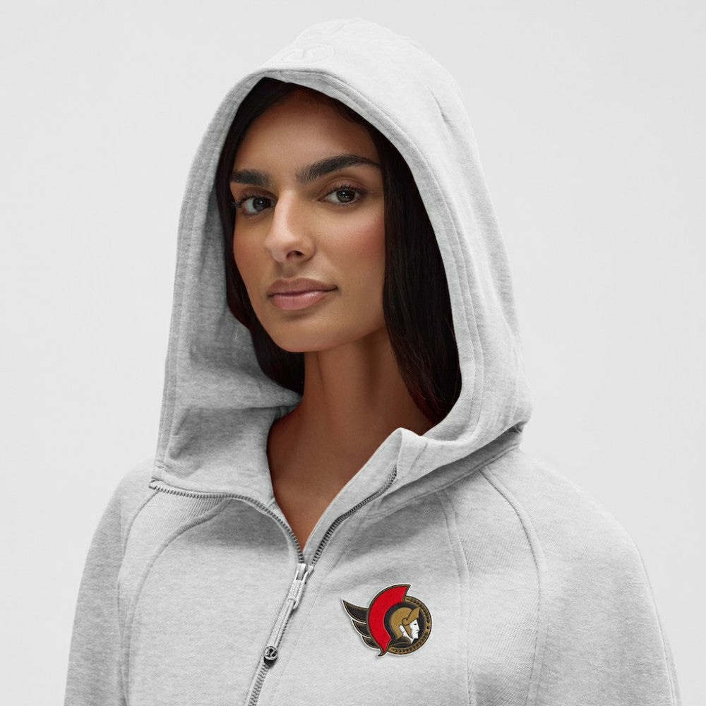 Ottawa Senators lululemon Women's Scuba Oversized Half-Zip Hoodie Heathered Core Ultra Light Grey