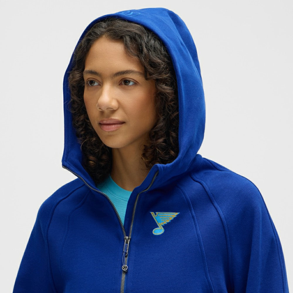St. Louis Blues lululemon Women's Scuba Oversized Half-Zip Hoodie College Cobalt