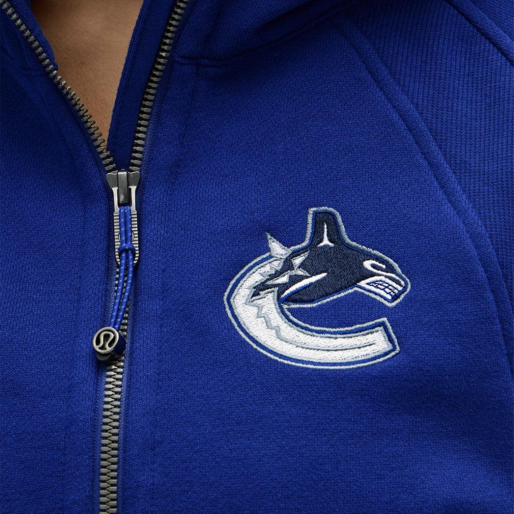 Vancouver Canucks lululemon Women's Scuba Oversized Half-Zip Hoodie Larkspur