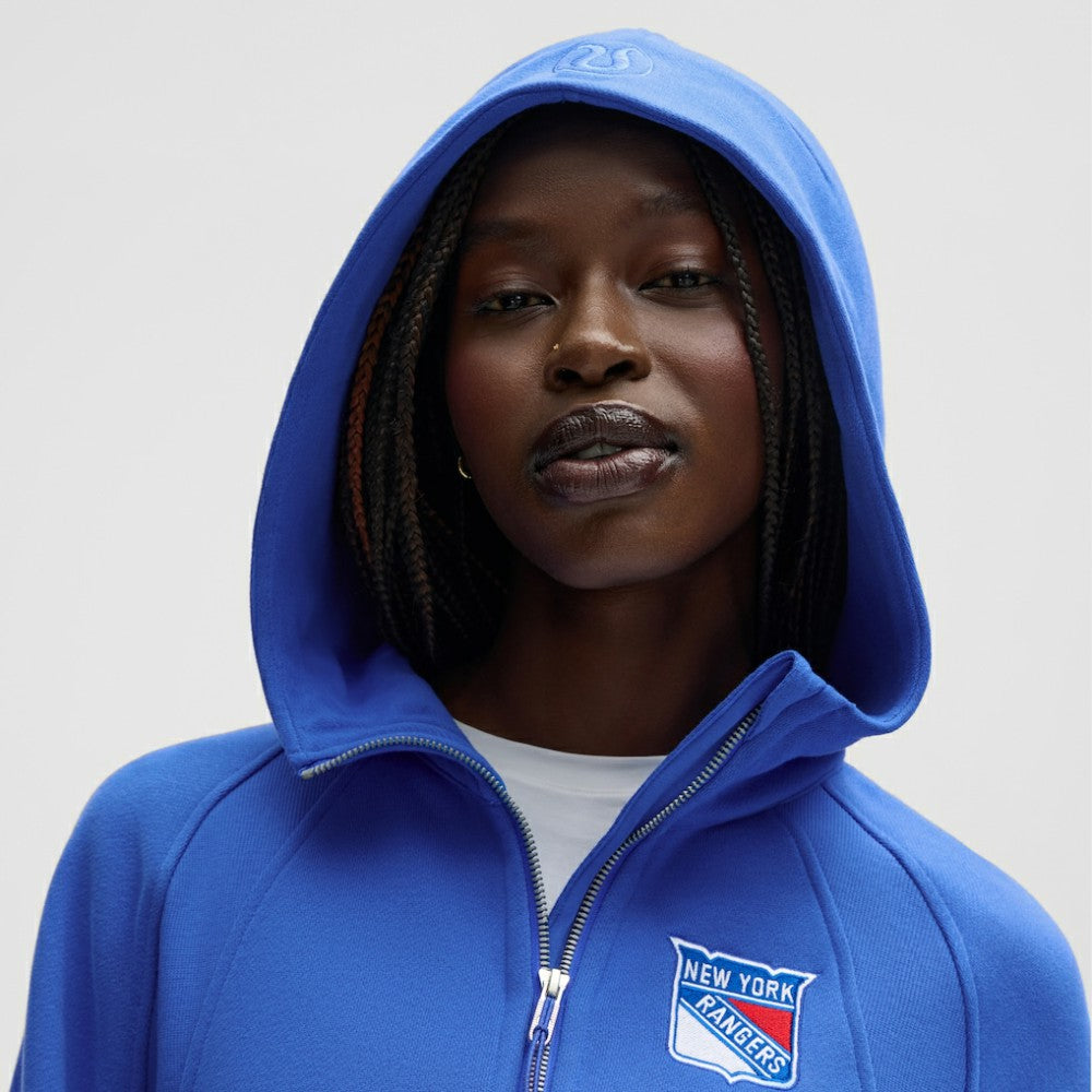 New York Rangers lululemon Women's Scuba Oversized Half-Zip Hoodie Blue