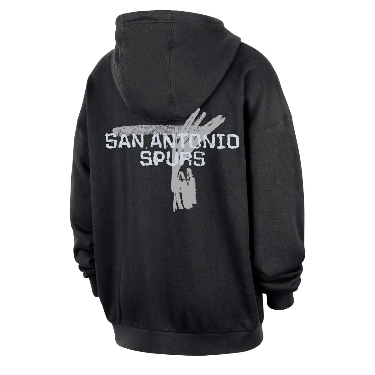 San Antonio Spurs Courtside Club Premium Hoodie - Black | Nike outlet