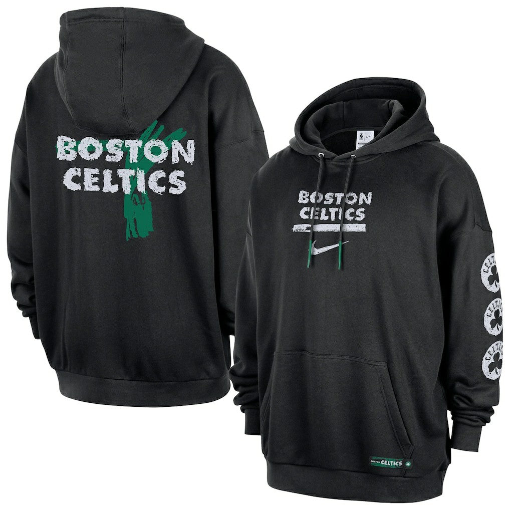 Boston Celtics Courtside Club Premium Hoodie - Black | Nike sale