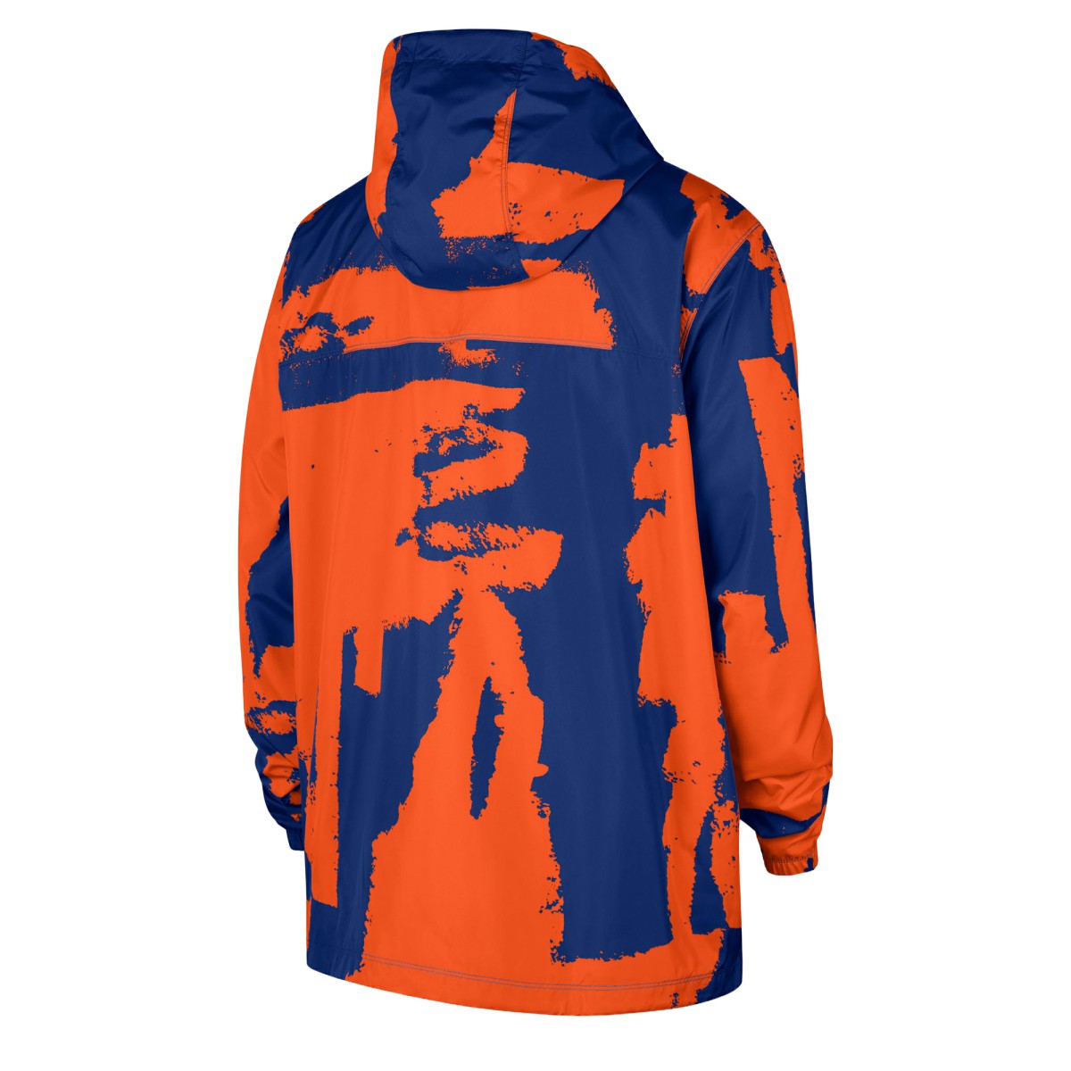 New York Knicks Courtside Club Premium Woven Full-Zip Hooded Jacket - Blue/Orange | Nike discount