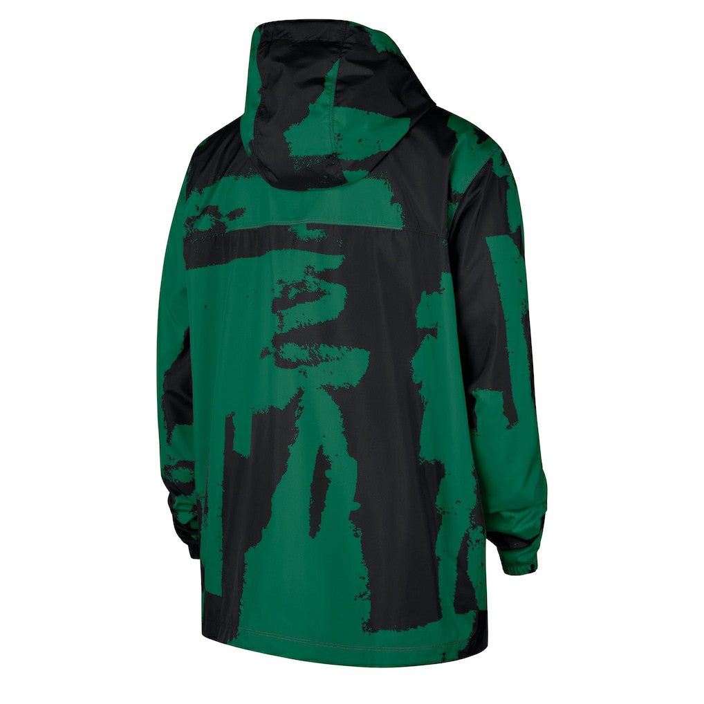 Boston Celtics Courtside Club Premium Woven Full-Zip Hooded Jacket - Black/Kelly Green | Nike online
