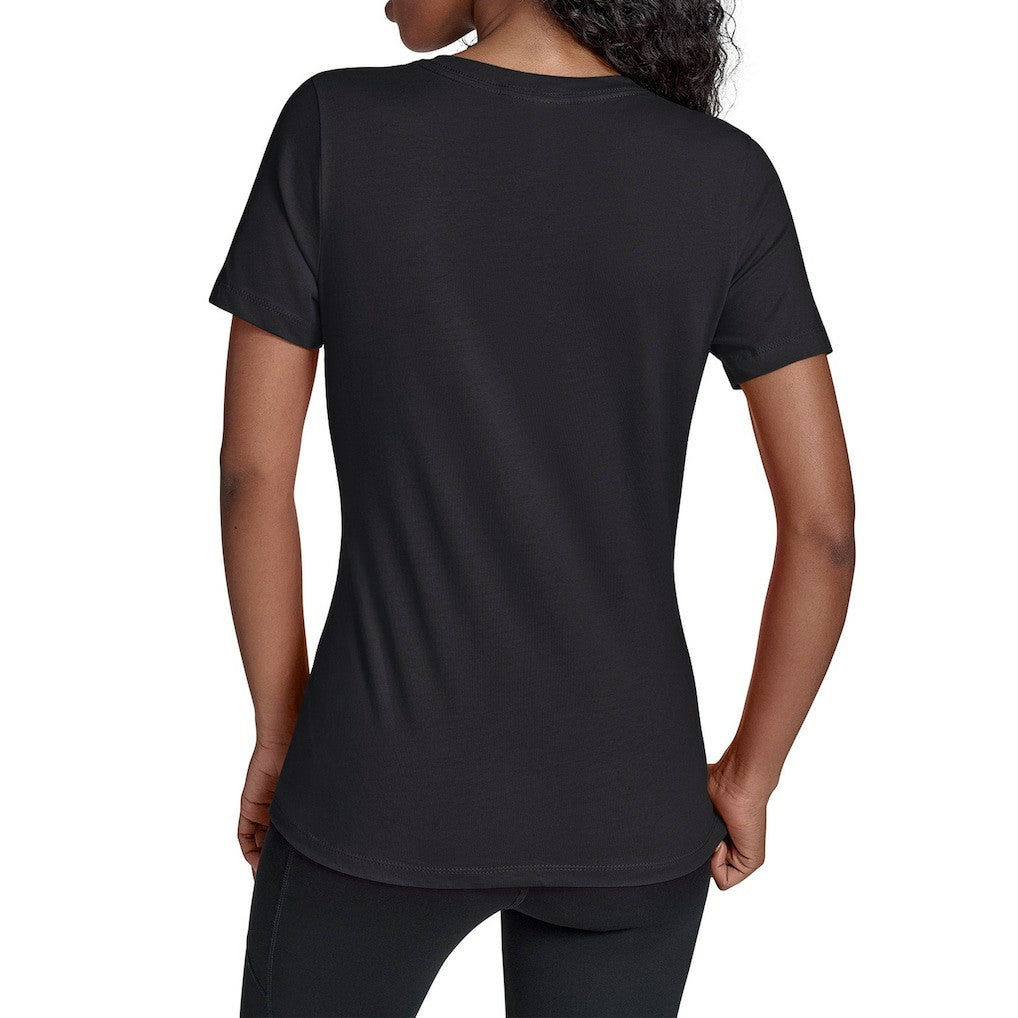 New York Jets Starter Women's Groovy Script V-Neck T-Shirt - Black sale