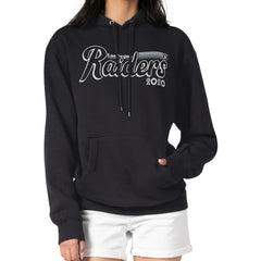 Las Vegas Raiders Starter Women's Groovy Script Pullover Hoodie - Black online