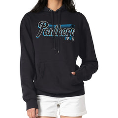 Carolina Panthers Starter Women's Groovy Script Pullover Hoodie - Black online