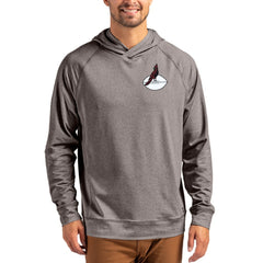 Arizona Cardinals Cutter & Buck Adapt Historic Knit Recycled Raglan Pullover Hoodie - Dark Heather Gray sale