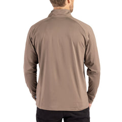Pittsburgh Steelers Cutter & Buck Adapt Eco Knit Stretch Recycled Quarter-Zip Pullover - Brown outlet