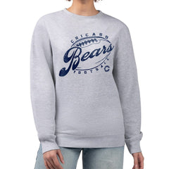 Chicago Bears G-III 4Her by Carl Banks Women's Distressed Graphics Fleece Pullover Sweatshirt - Gray online