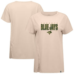 Toronto Blue Jays Levelwear Women's Influx Protect W T-Shirt - Khaki
