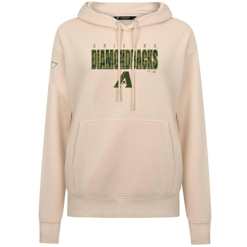 Arizona Diamondbacks Levelwear Women's Adorn Protect W Pullover Hoodie - Khaki