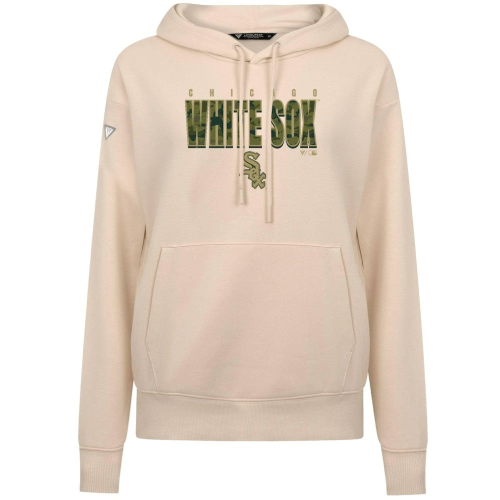 Chicago White Sox Levelwear Women's Adorn Protect W Pullover Hoodie - Khaki