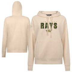 Tampa Bay Rays Levelwear Women's Adorn Protect W Pullover Hoodie - Khaki