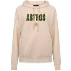 Houston Astros Levelwear Women's Adorn Protect W Pullover Hoodie - Khaki
