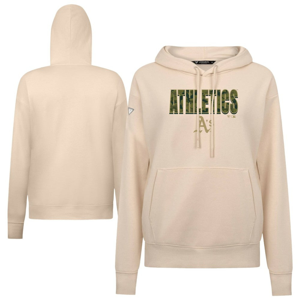 Athletics Levelwear Women's Adorn Protect W Pullover Hoodie - Khaki