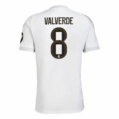 Federico Valverde Real Madrid 2025/26 Home Replica Jersey - White | Adidas shop