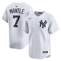 Mickey Mantle New York Yankees Home Limited Player Jersey - White | Nike