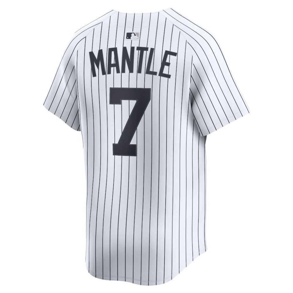 Mickey Mantle New York Yankees Home Limited Player Jersey - White | Nike