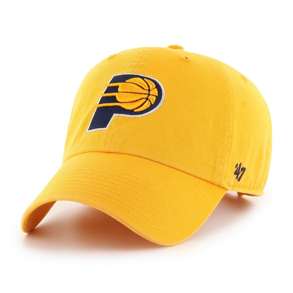 Indiana Pacers '47 Core Logo Clean Up Adjustable Hat - Gold | 47 brand discount