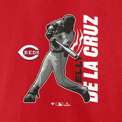 Elly De La Cruz Cincinnati Reds Player Graphic T-Shirt - Red