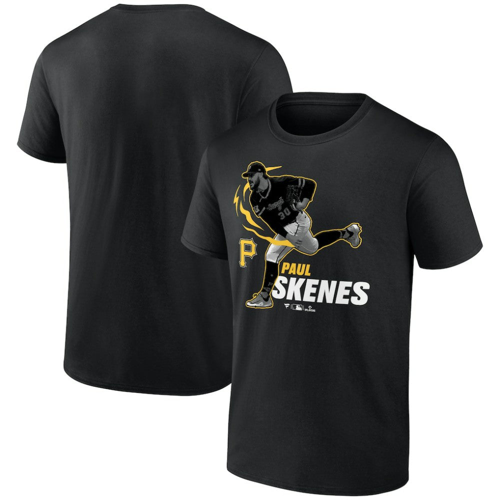 Paul Skenes Pittsburgh Pirates Player Graphic T-Shirt - Black