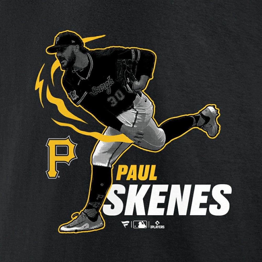 Paul Skenes Pittsburgh Pirates Player Graphic T-Shirt - Black