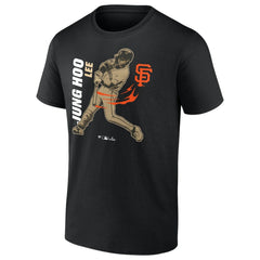 Jung Hoo Lee San Francisco Giants Player Graphic T-Shirt - Black