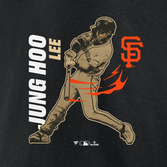 Jung Hoo Lee San Francisco Giants Player Graphic T-Shirt - Black
