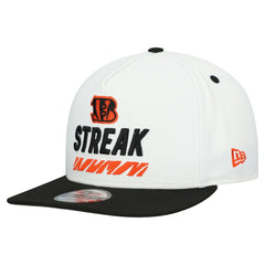 Cincinnati Bengals New Era STREAK Season Ticket Member 9FIFTY A-Frame Snapback Hat - White cheap
