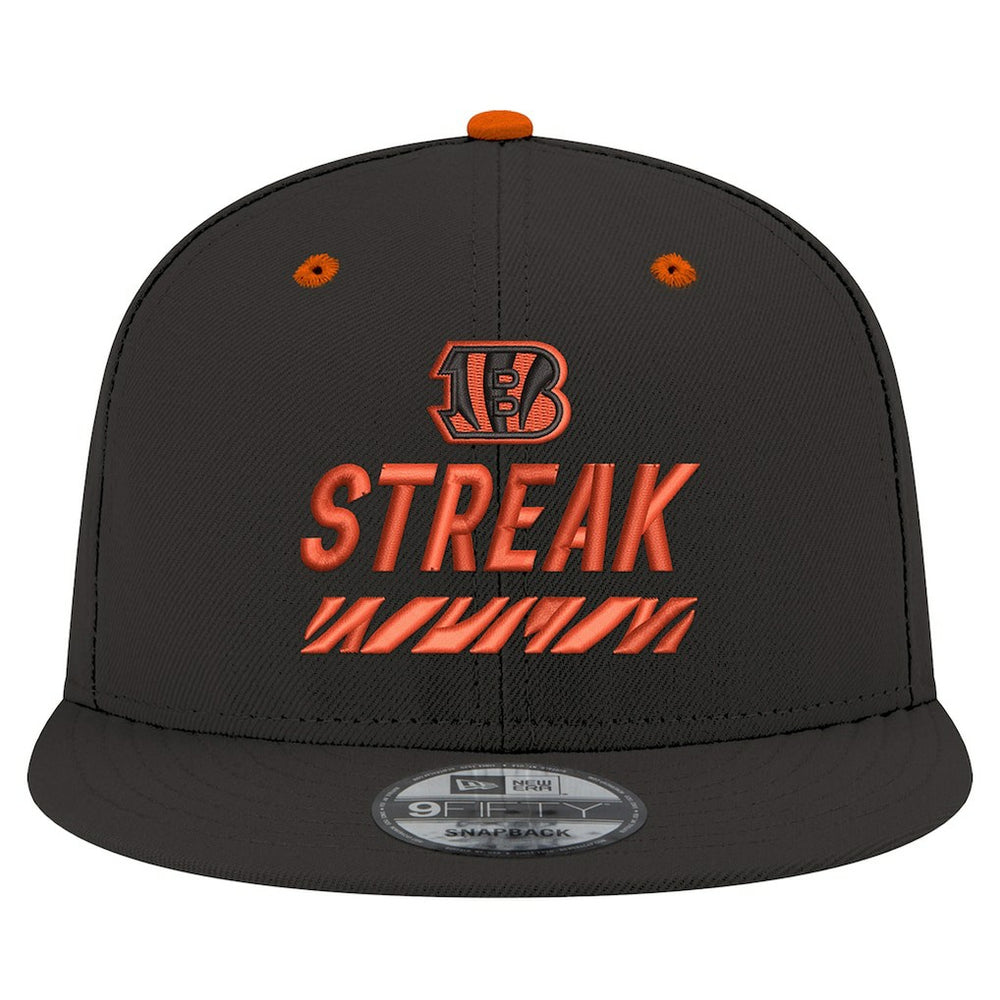 Cincinnati Bengals New Era STREAK Season Ticket Member 9FIFTY Snapback Hat - Black outlet