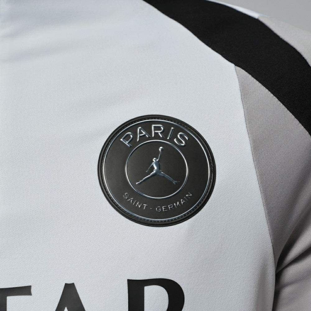 Paris Saint-Germain Jordan Brand Men's Strike Drill Quarter-Zip Long Sleeve Dri-FIT Top - White | Jordan outlet