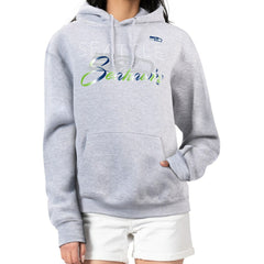 Seattle Seahawks G-III 4Her by Carl Banks Women's Shadow Logo Fleece Pullover Hoodie - Gray outlet