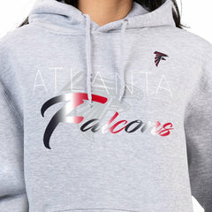 Atlanta Falcons G-III 4Her by Carl Banks Women's Shadow Logo Fleece Pullover Hoodie - Gray for sale