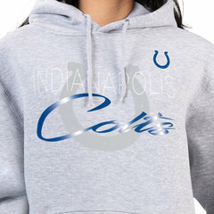 Indianapolis Colts G-III 4Her by Carl Banks Women's Shadow Logo Fleece Pullover Hoodie - Gray cheap