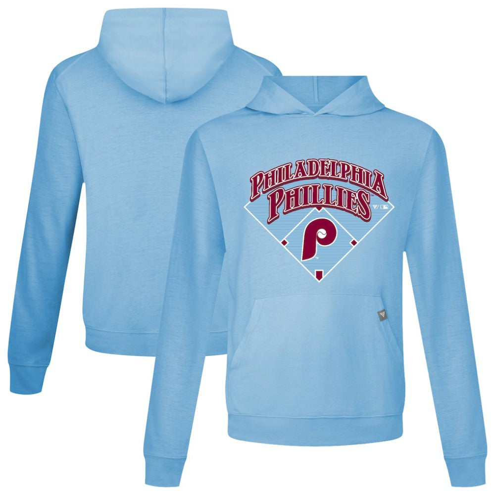 Philadelphia Phillies Levelwear Phantastic Relay Pullover Hoodie - Light Blue