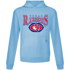 Texas Rangers Levelwear Lone Star Relay Pullover Hoodie - Light Blue