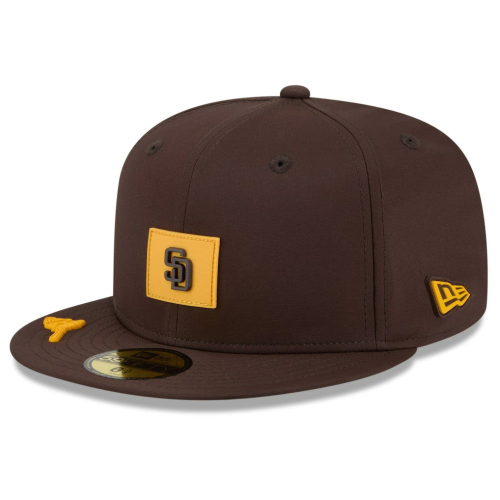 San Diego Padres 2026 Clubhouse 59FIFTY Fitted Hat - Brown | New Era