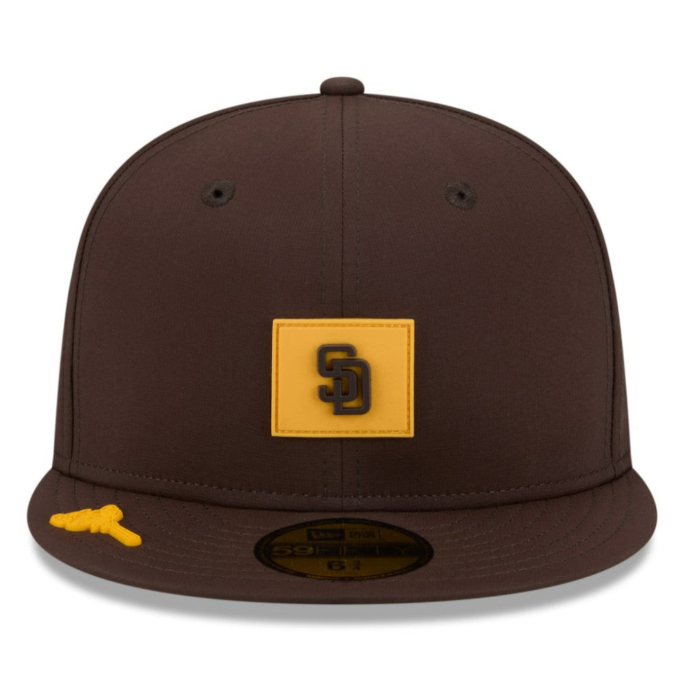 San Diego Padres 2026 Clubhouse 59FIFTY Fitted Hat - Brown | New Era
