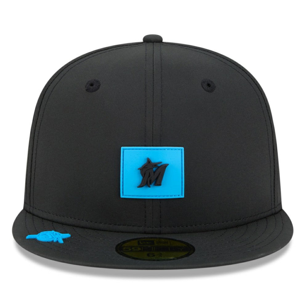 Miami Marlins 2026 Clubhouse 59FIFTY Fitted Hat - Black | New Era